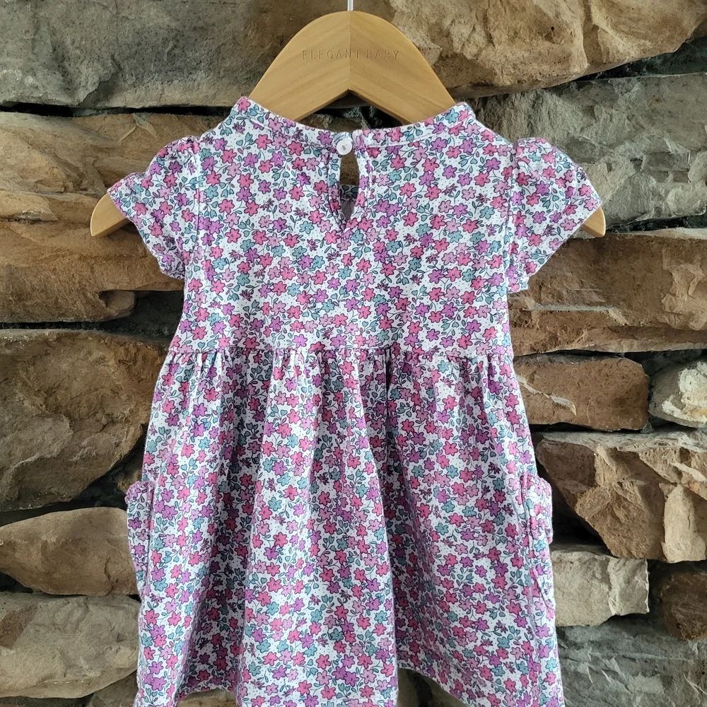 6m Pink and Purple Floral Sundress